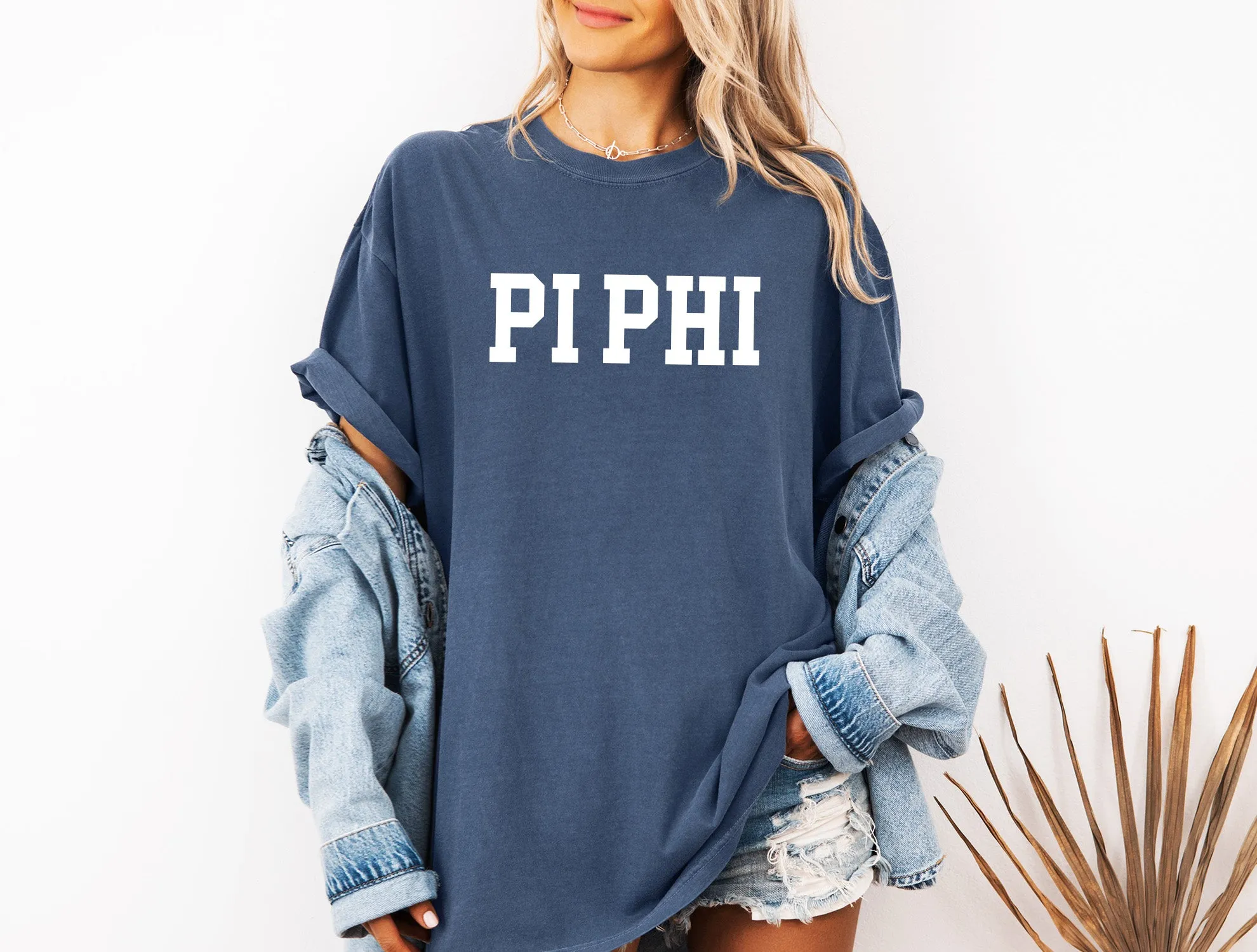 Pi Beta Phi Heavyweight Short Sleeve T-shirt - Comfort Colors