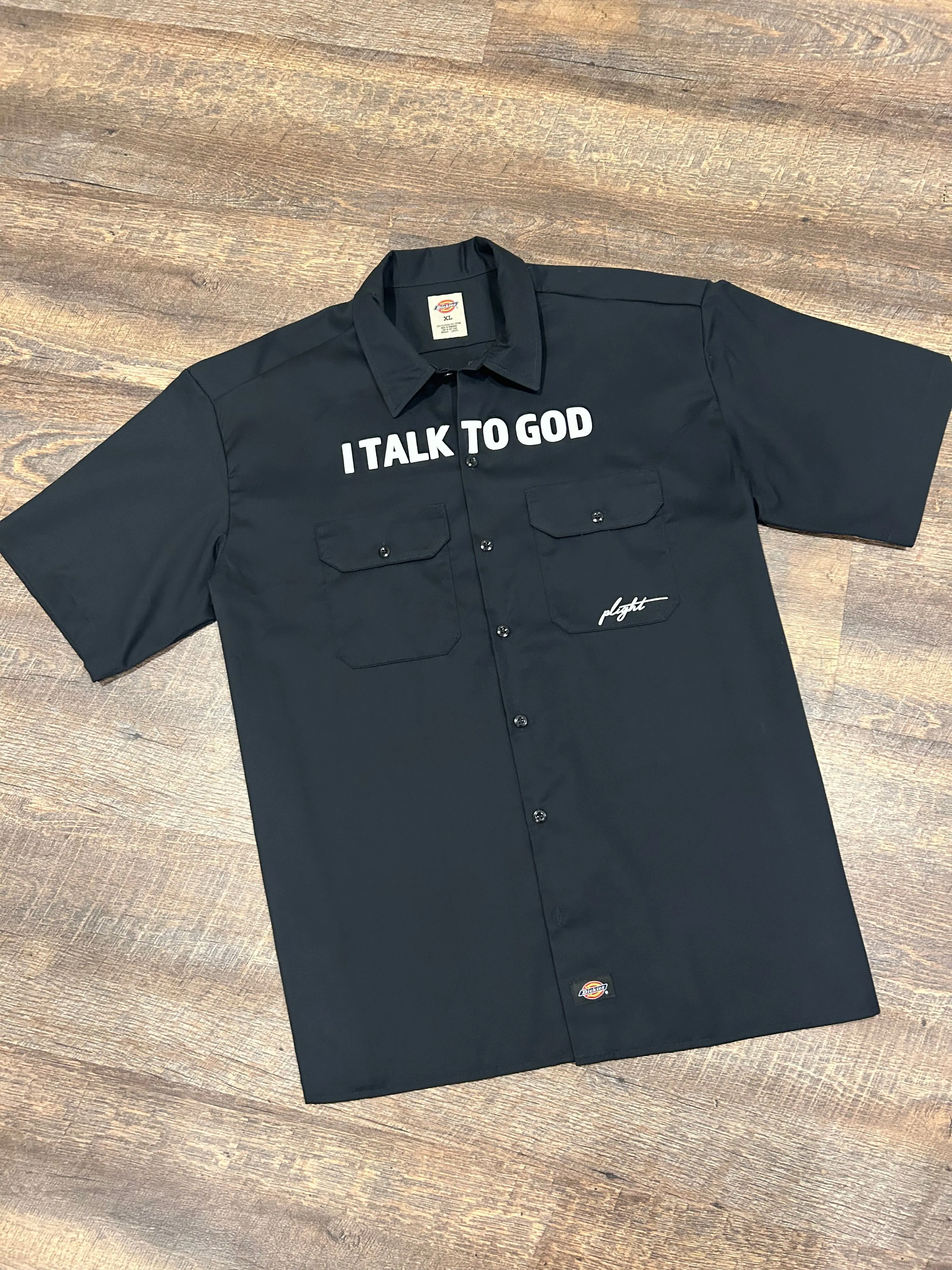 Plight Life "I Talk To God" Premium Workshirt