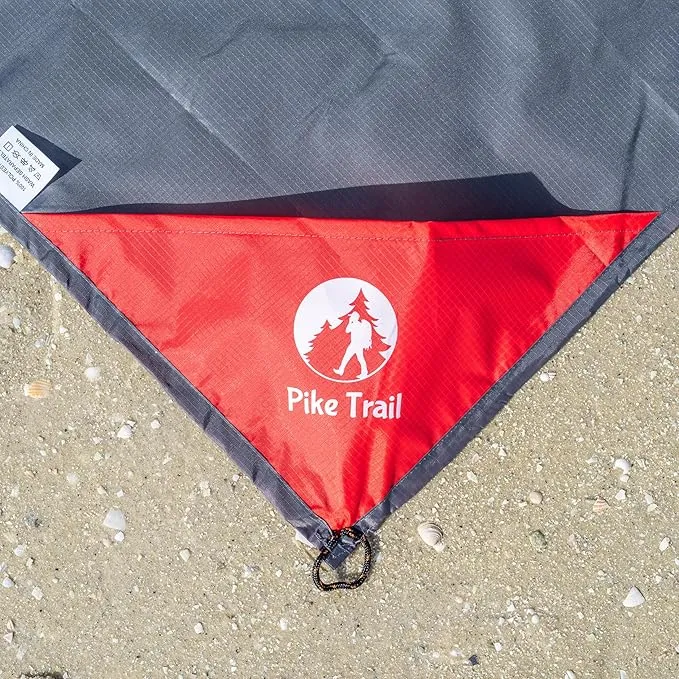Pocket Blanket -Compact Picnic Blanket (60"x 56") - Sand Proof Beach Blanket / 100% Waterproof Ground Cover. Great Outdoor Blanket for Hiking, Camping, Picnics, Travel and Beach Trips!