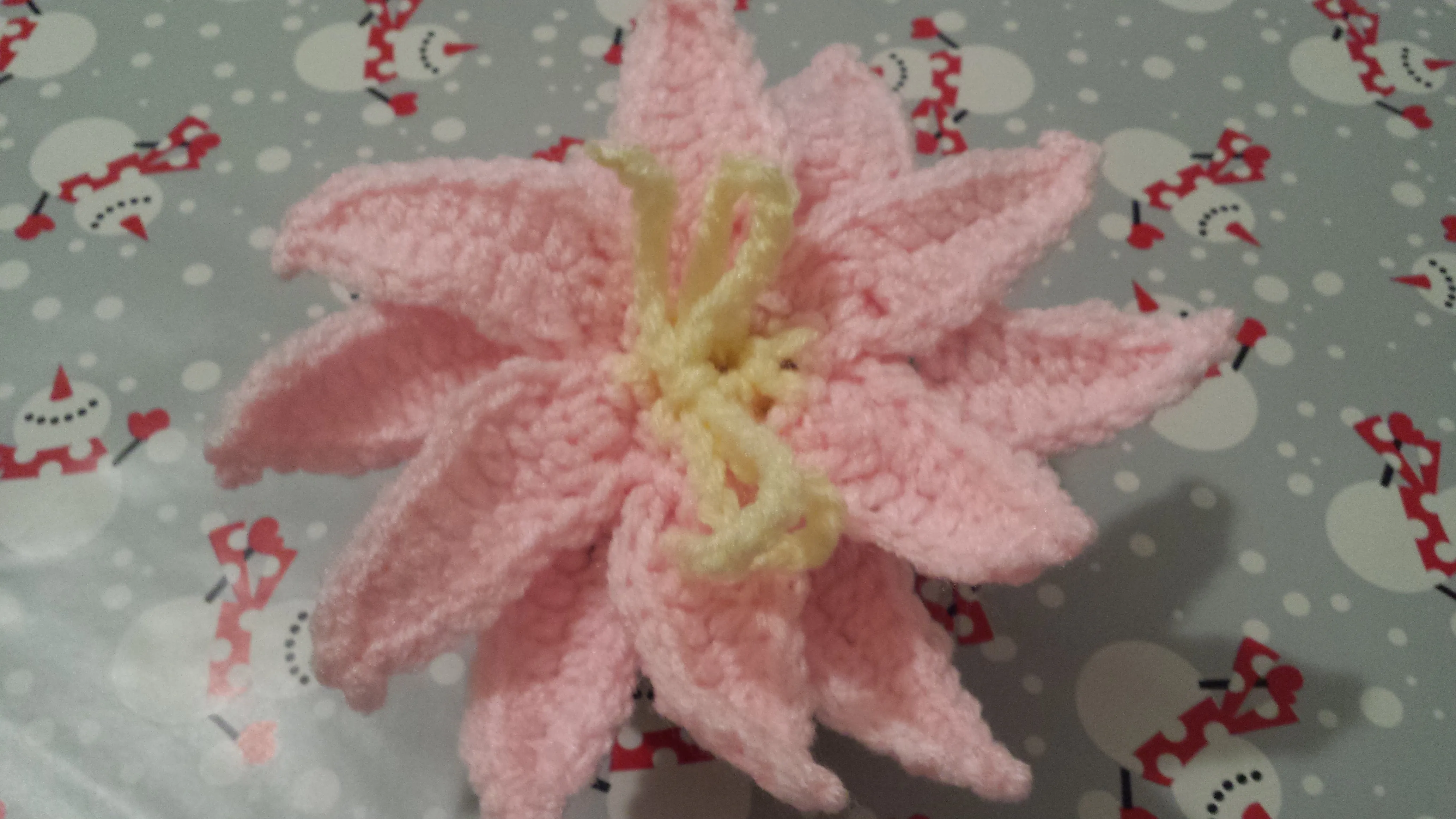 Poinsettia Goody Bag Crochet Pattern in PDF Format