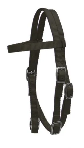 Pony Size Premium nylon browband headstall