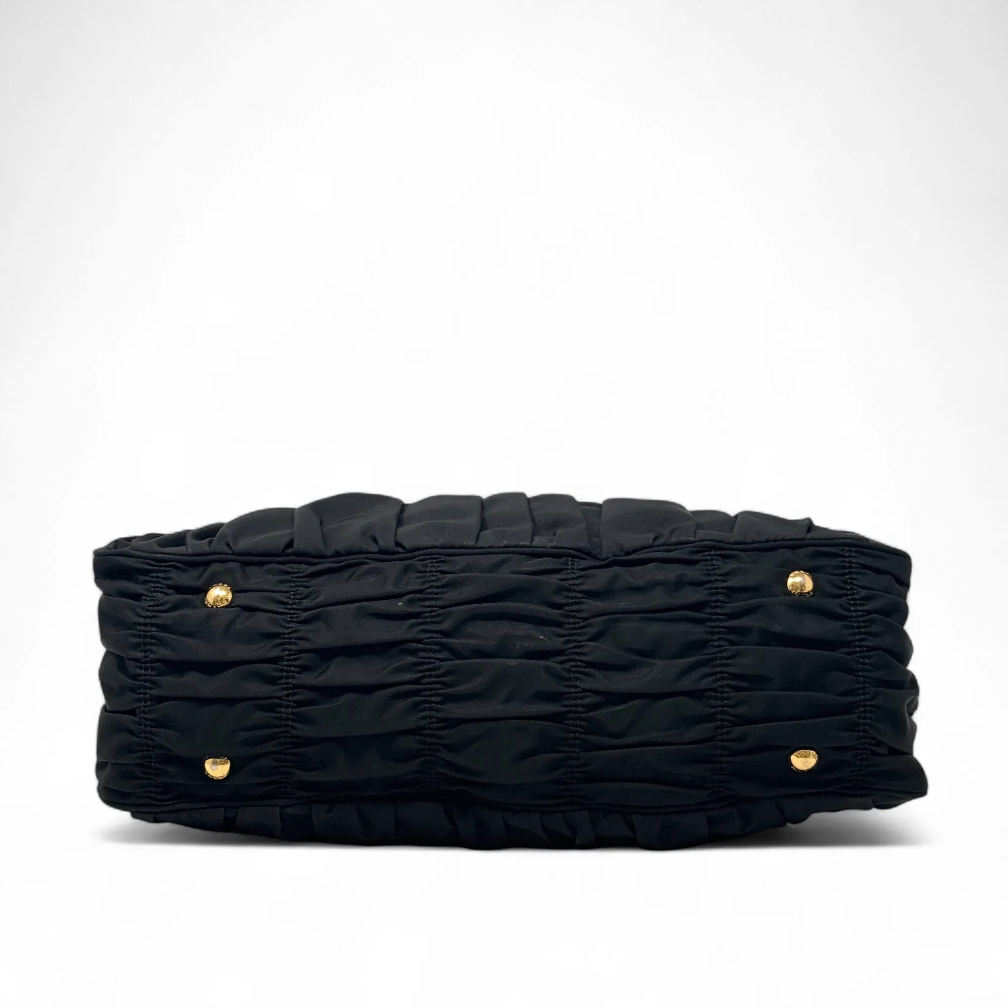 Prada Black Nylon Tessuto Gaufre Bag