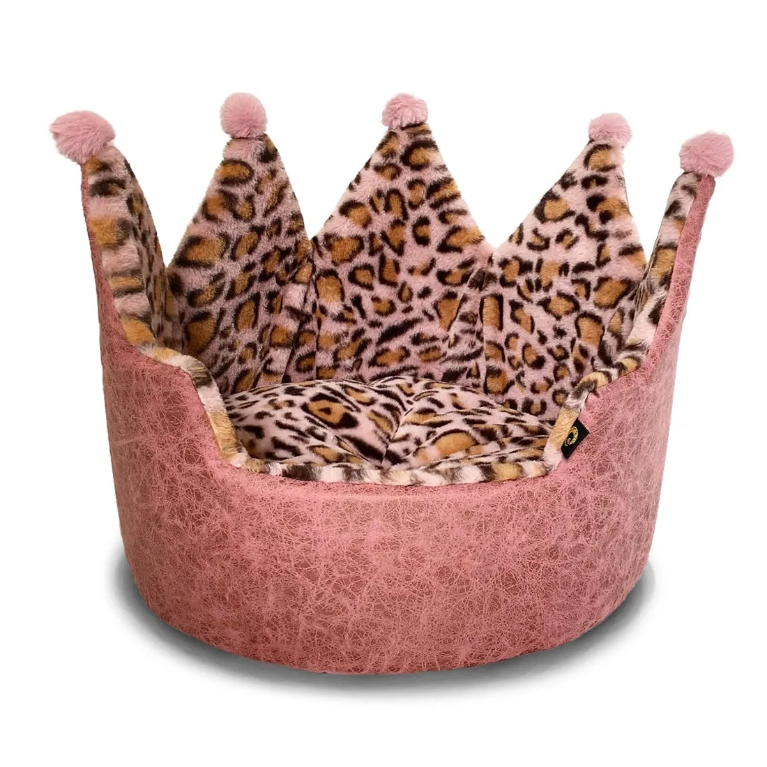 Precious Tails Leopard Print Crown Beds