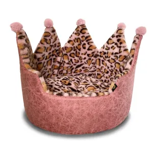 Precious Tails Leopard Print Crown Beds