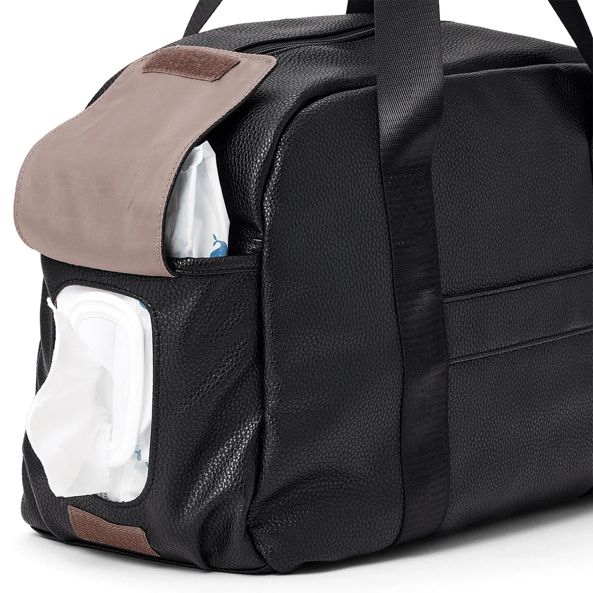 Pretty Brave Stella Baby Bag | Black Pebble