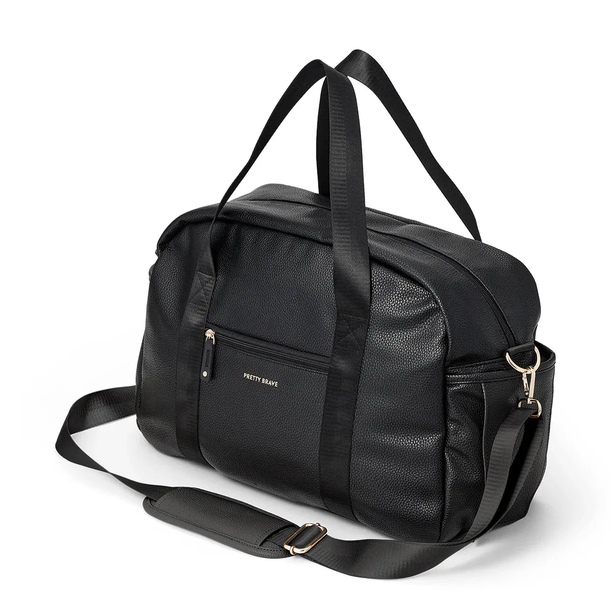 Pretty Brave Stella Baby Bag | Black Pebble