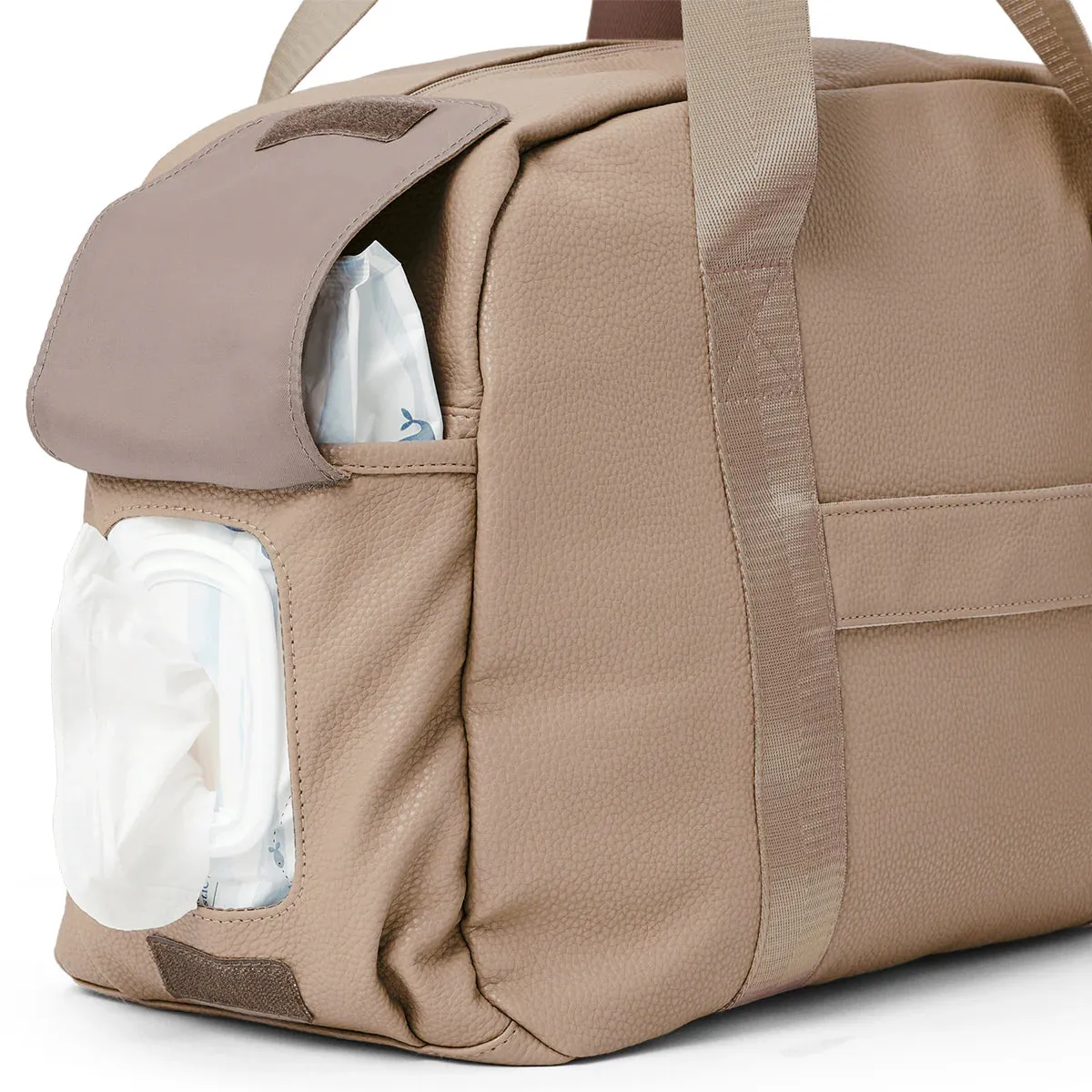 Pretty Brave Stella Baby Bag | Natural Pebble
