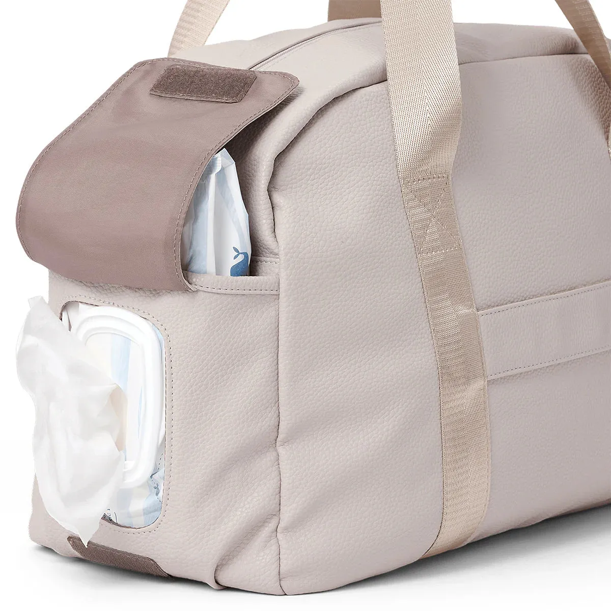 Pretty Brave Stella Baby Bag | Stone Pebble