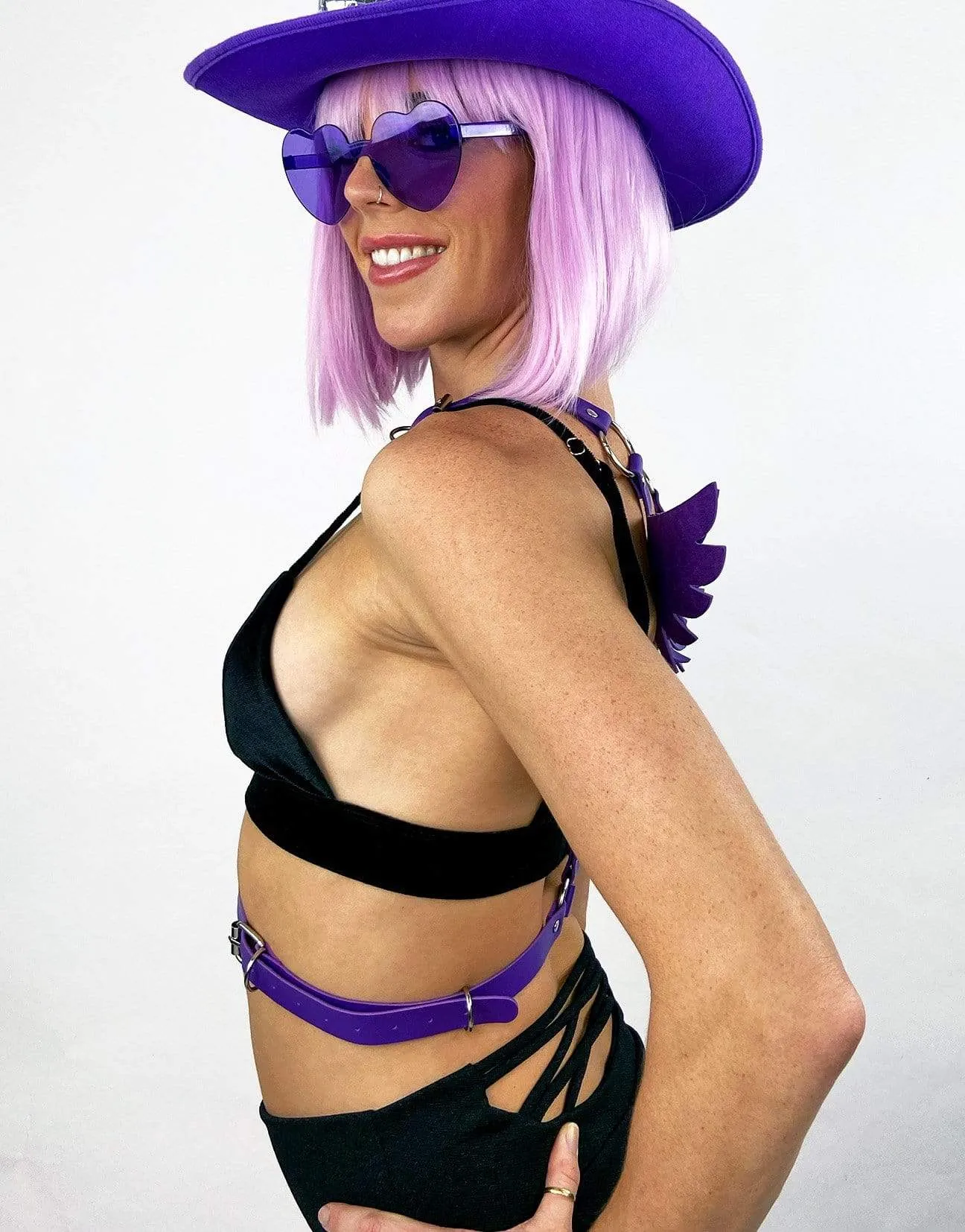 Pretty Fly Harness in Purple