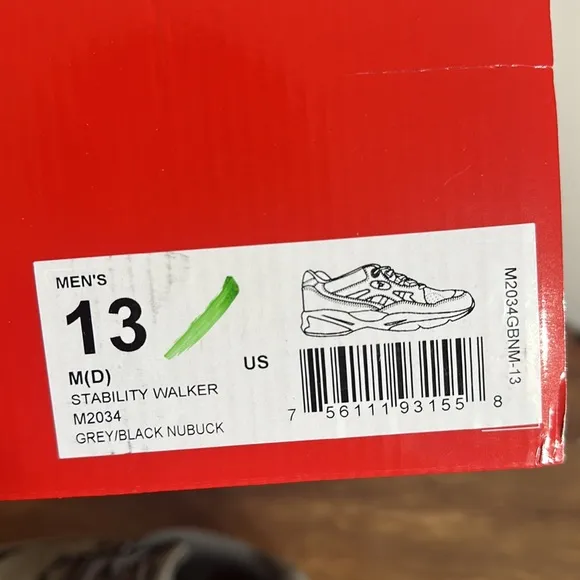 Propét Men's Stability Walker Sneaker size 13 New