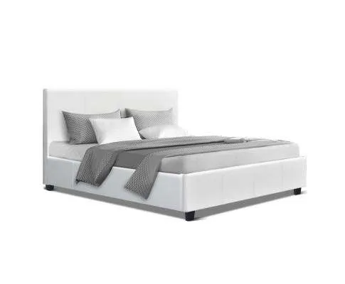 PU Leather Bed Frame Headboard - White
