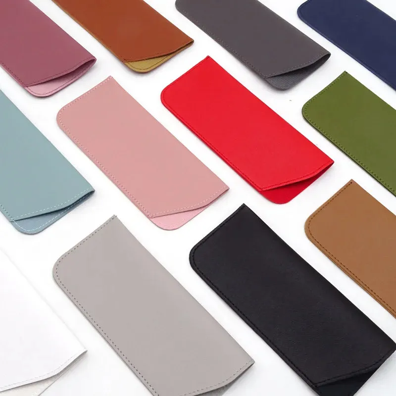 PU Leather Eyewear Case Cover Bag Sunglasses Reading Glasses Protective Cover Case Box Pouch Eyewear Protector Case