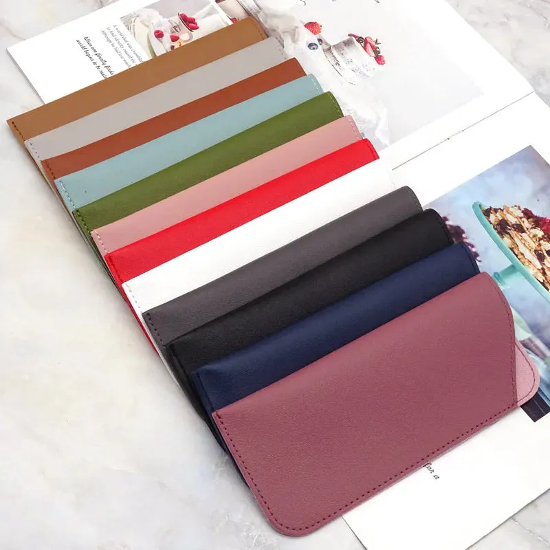 PU Leather Eyewear Case Cover Bag Sunglasses Reading Glasses Protective Cover Case Box Pouch Eyewear Protector Case