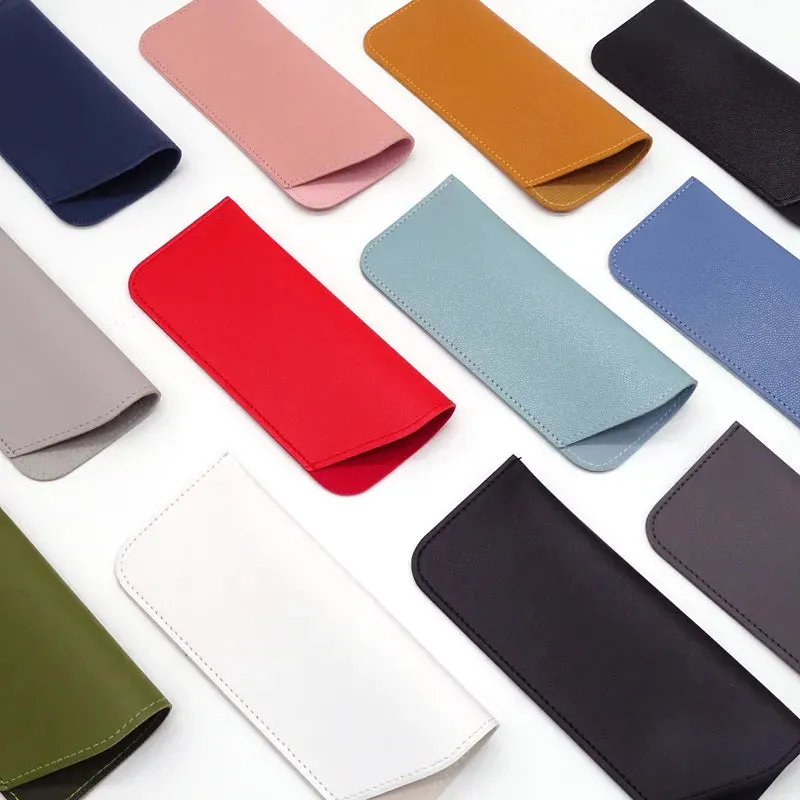 PU Leather Eyewear Case Cover Bag Sunglasses Reading Glasses Protective Cover Case Box Pouch Eyewear Protector Case