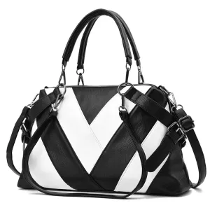 PU Leather handle Shoulder Bags