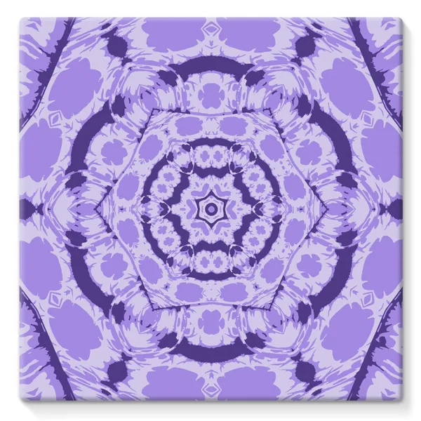 Purple Pattern Canvas Wrap