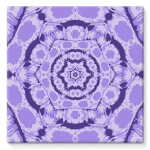 Purple Pattern Canvas Wrap