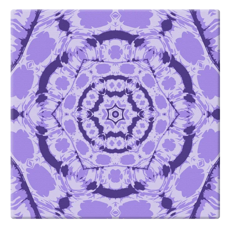 Purple Pattern Canvas Wrap