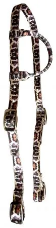 Python Print Design Nylon One Ear Headstall