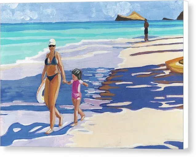 "Beach Day" - Canvas Print