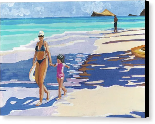 "Beach Day" - Canvas Print