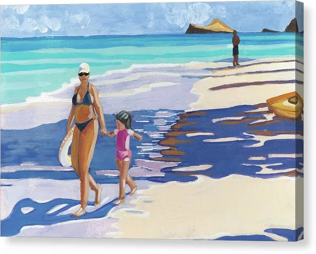 "Beach Day" - Canvas Print