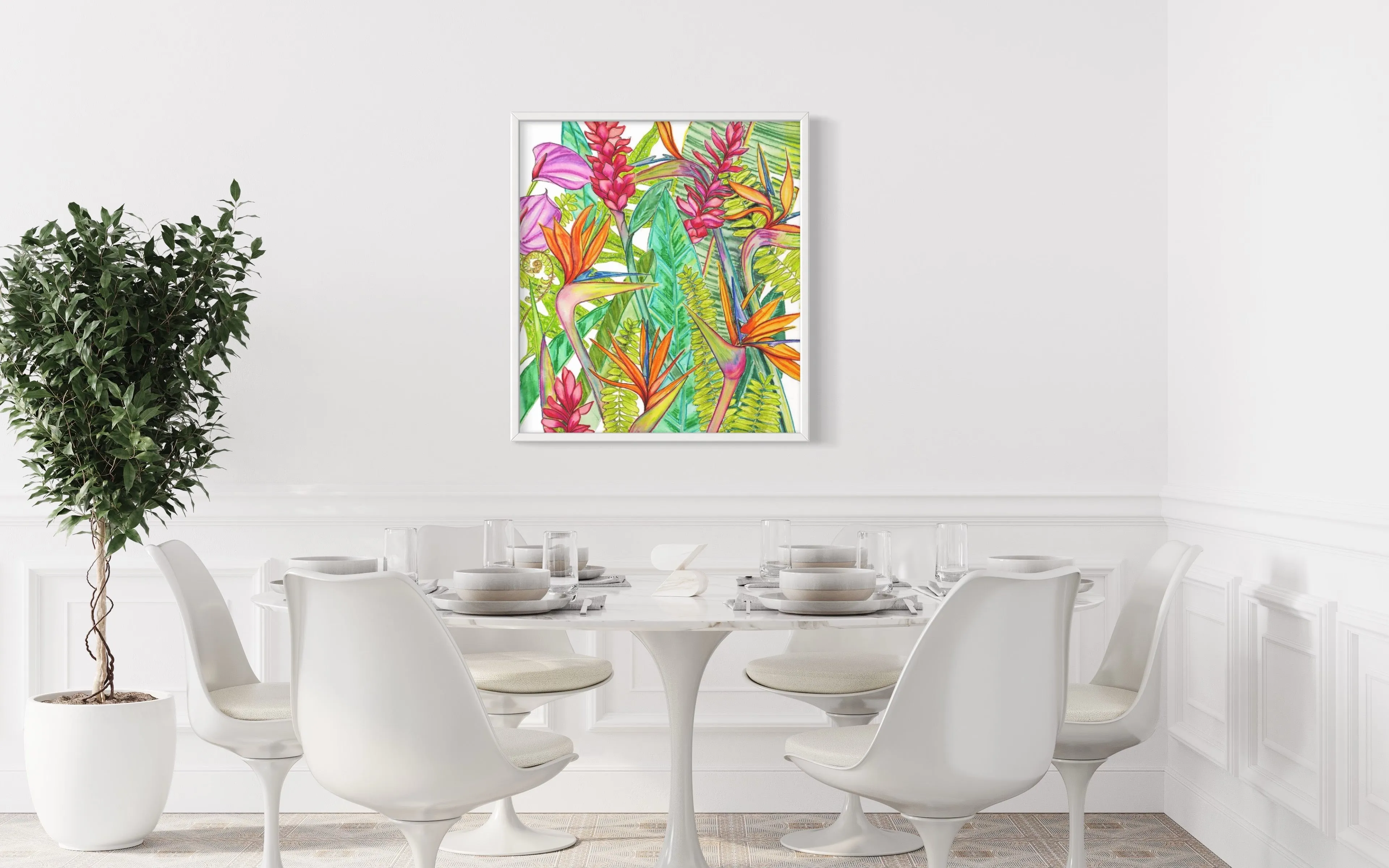 "Bird Party" - Canvas Print