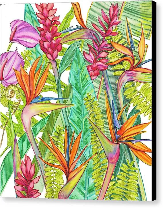 "Bird Party" - Canvas Print