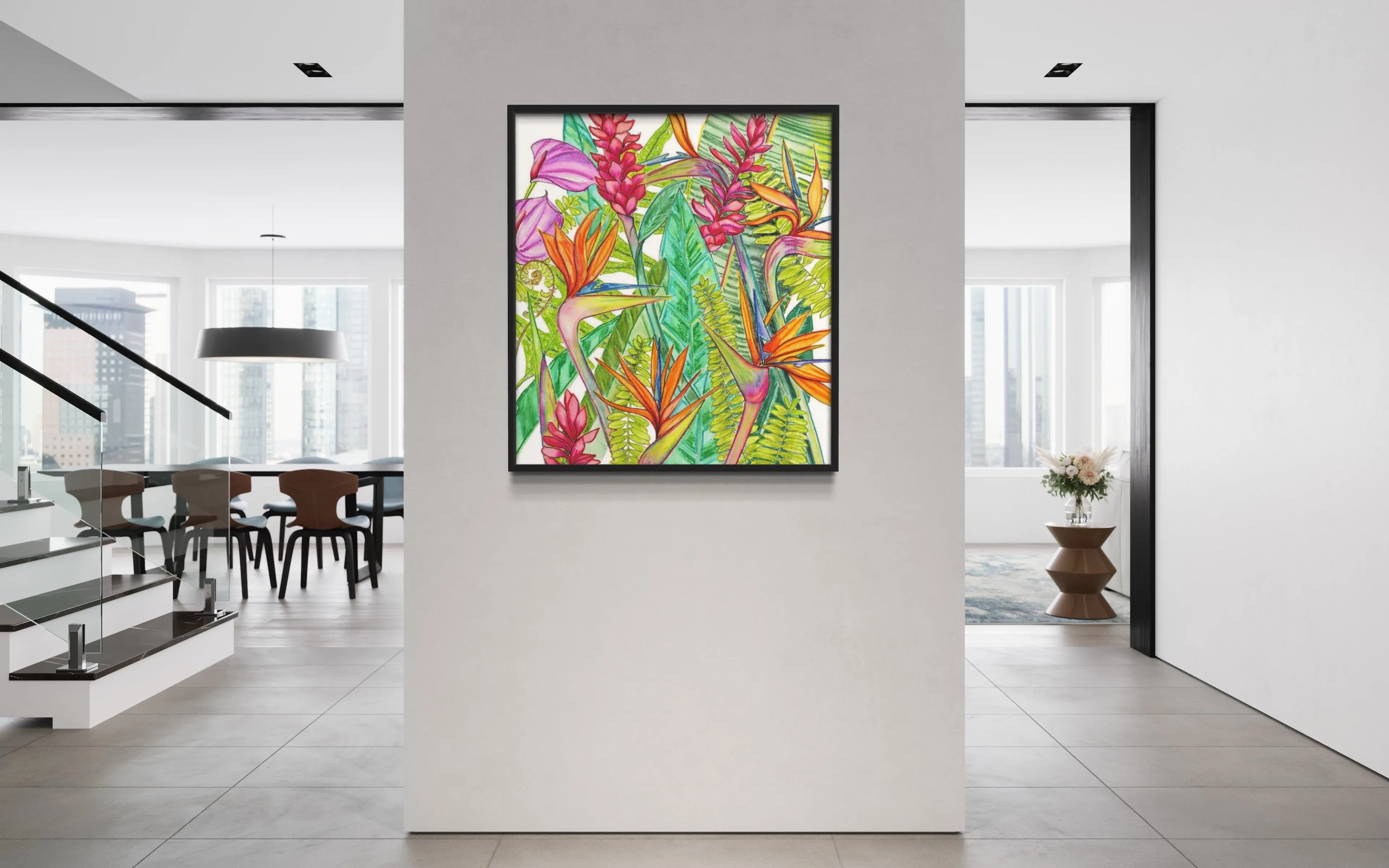 "Bird Party" - Canvas Print