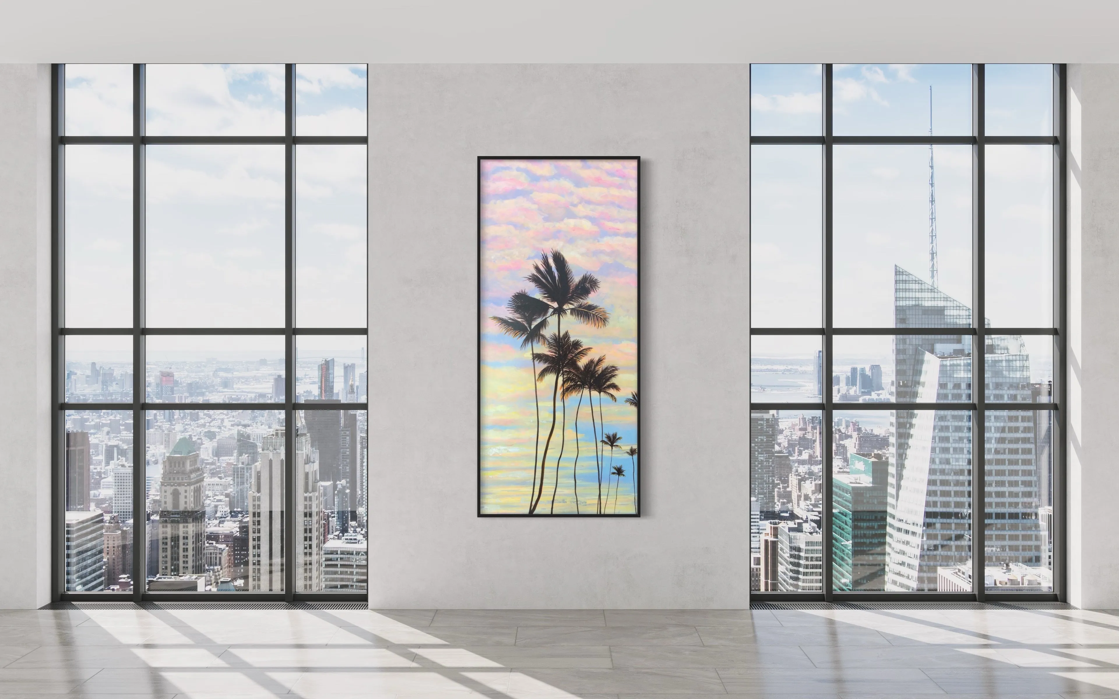 "Cotton Candy Clouds" - Canvas Print