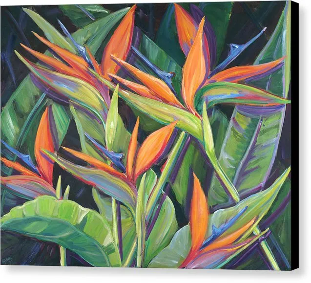 "Dancing Birds" - Canvas Print