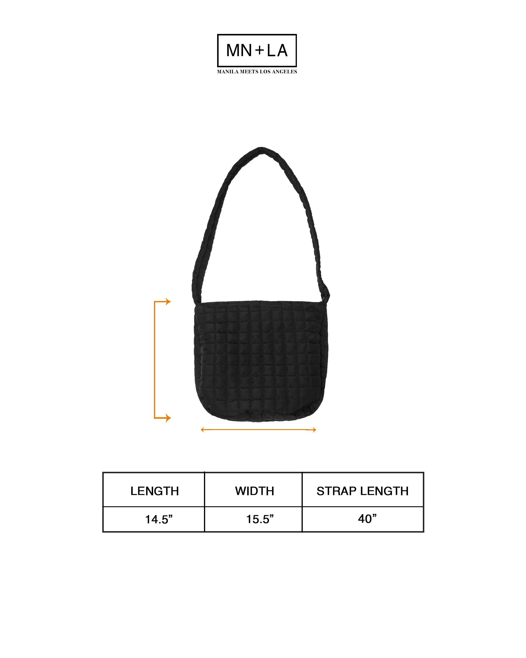 "FLOW" CROSS BAG IN GRAPHITE
