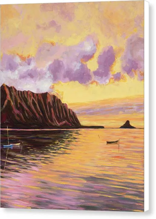 "Glowing Kualoa 2" - Canvas Print