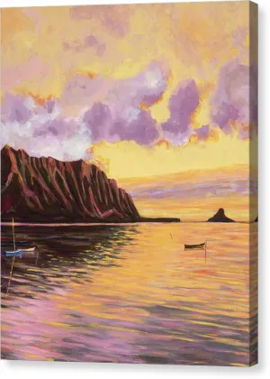"Glowing Kualoa 2" - Canvas Print