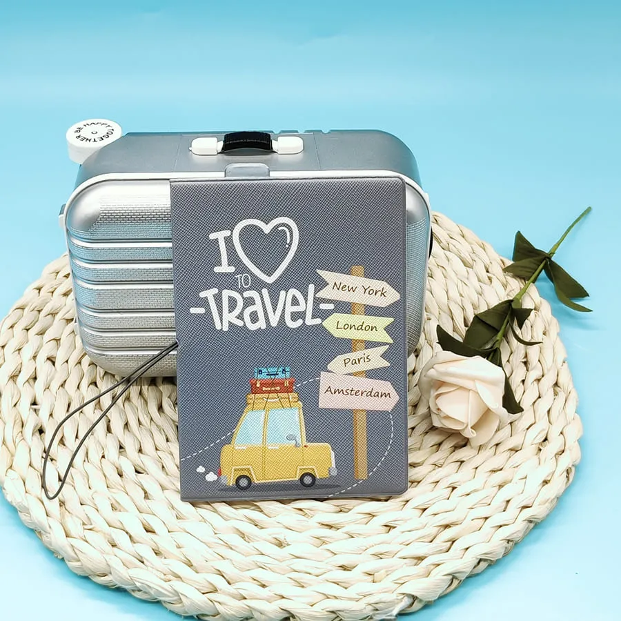 "I Love PU" Passport Cover