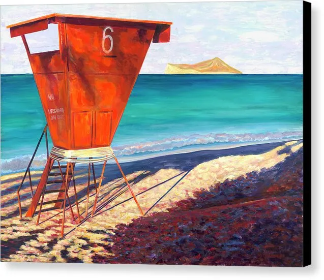 "Shades of Waimanalo" Tower Series - Canvas Print