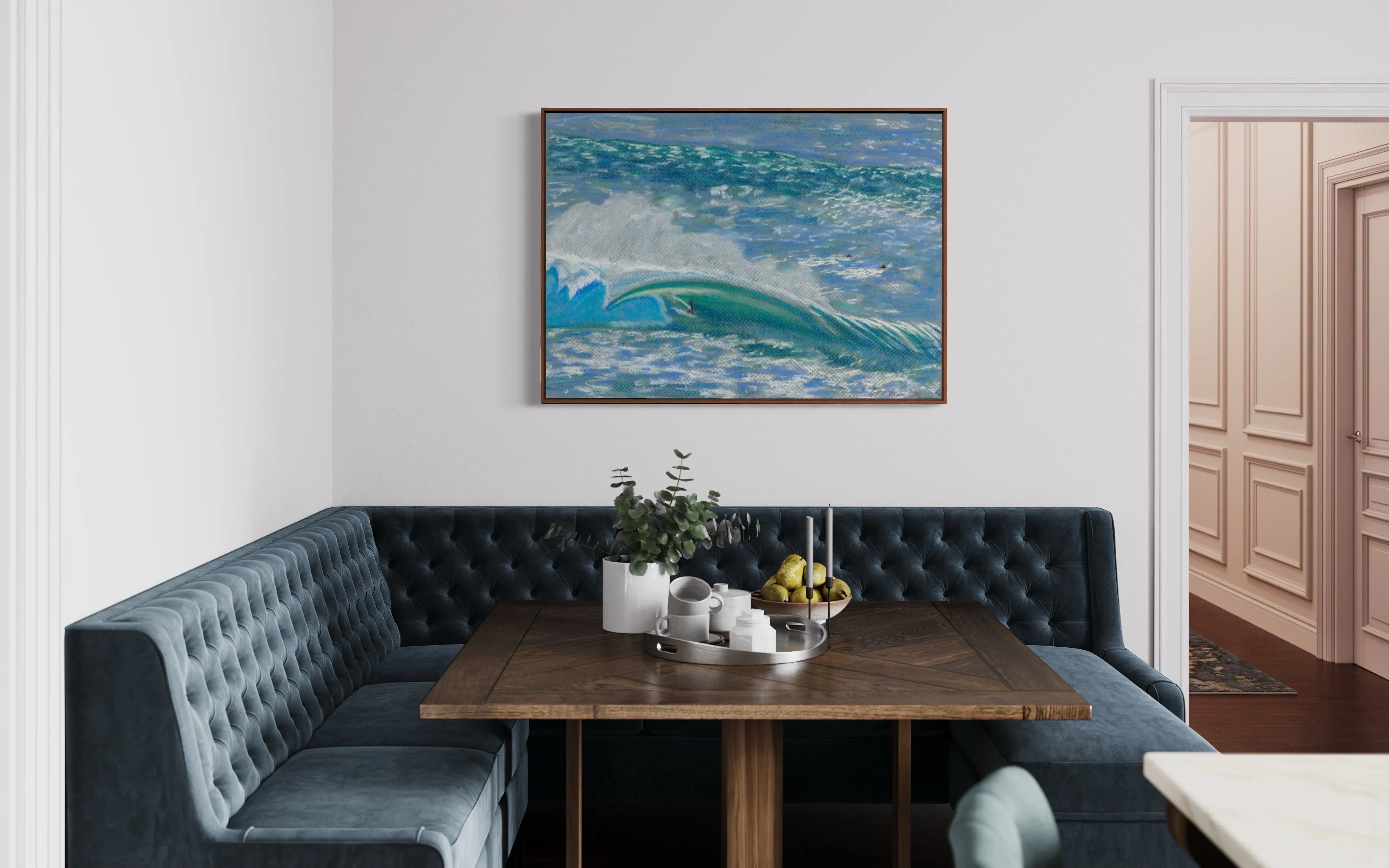 "Wave Rider" Big Wave Surfer Hawai'i - Canvas Print