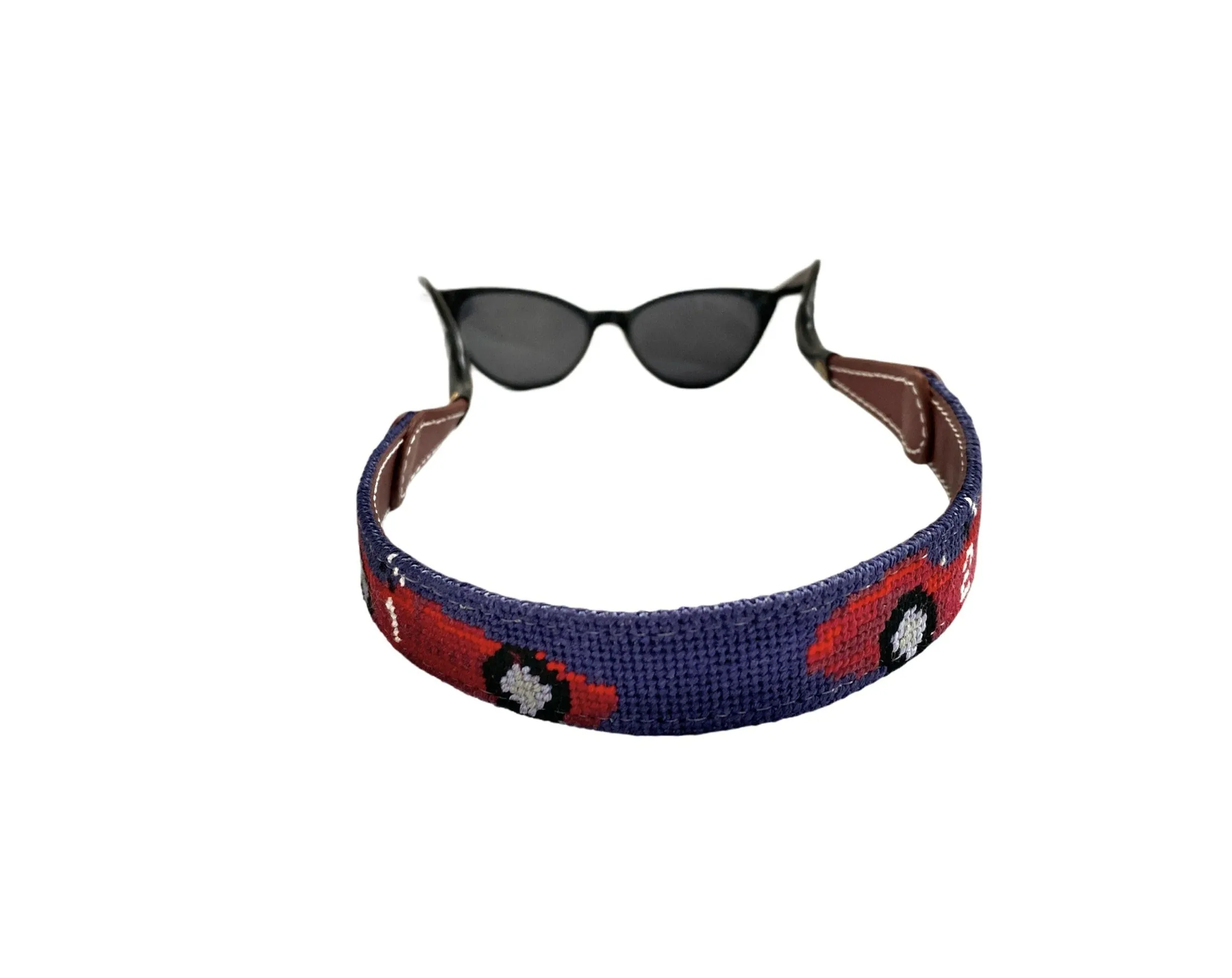 RACE CAR NEEDLEPOINT SUNGLASS STRAPS™