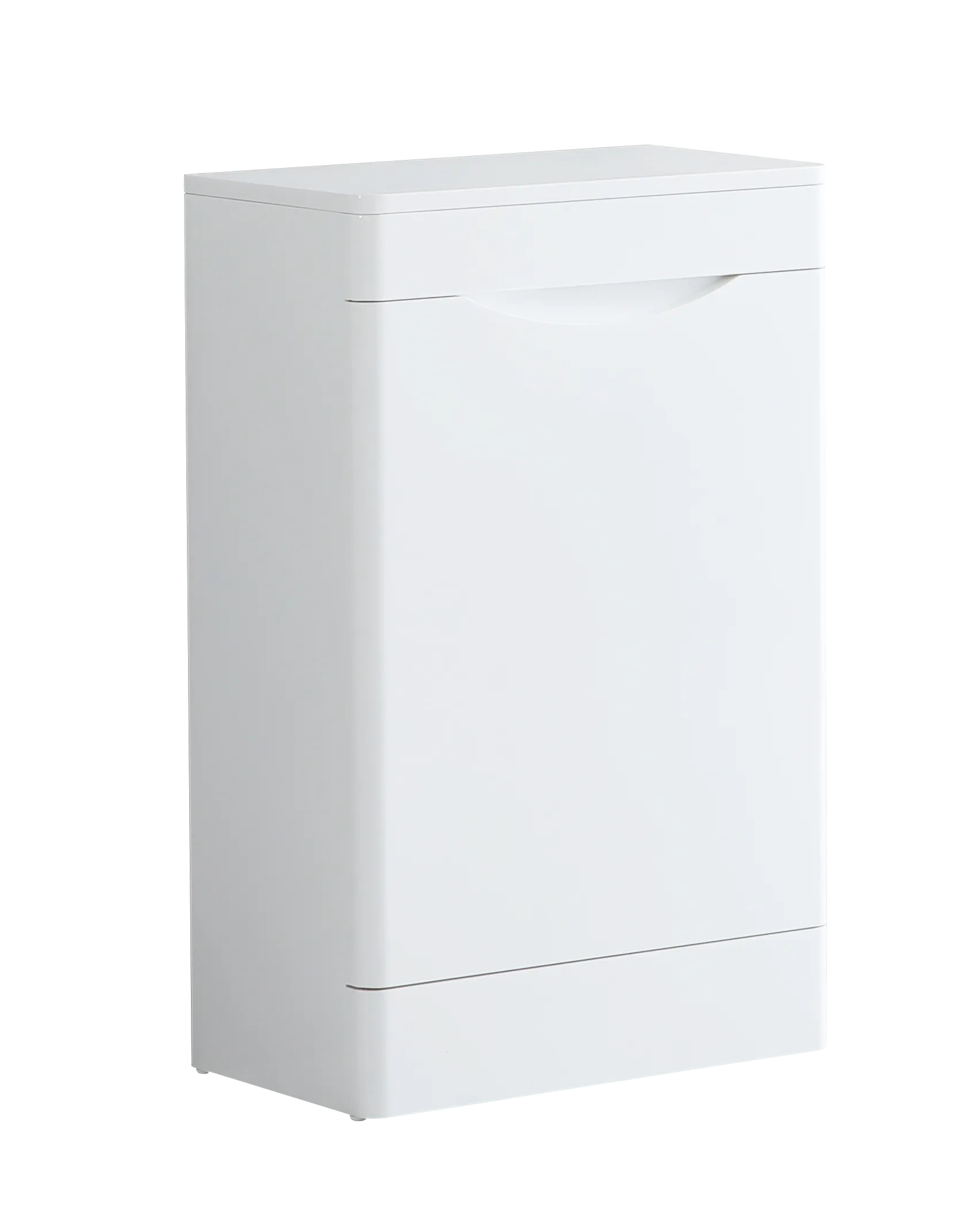 Radius 550mm Waterproof PVC Curved WC Unit