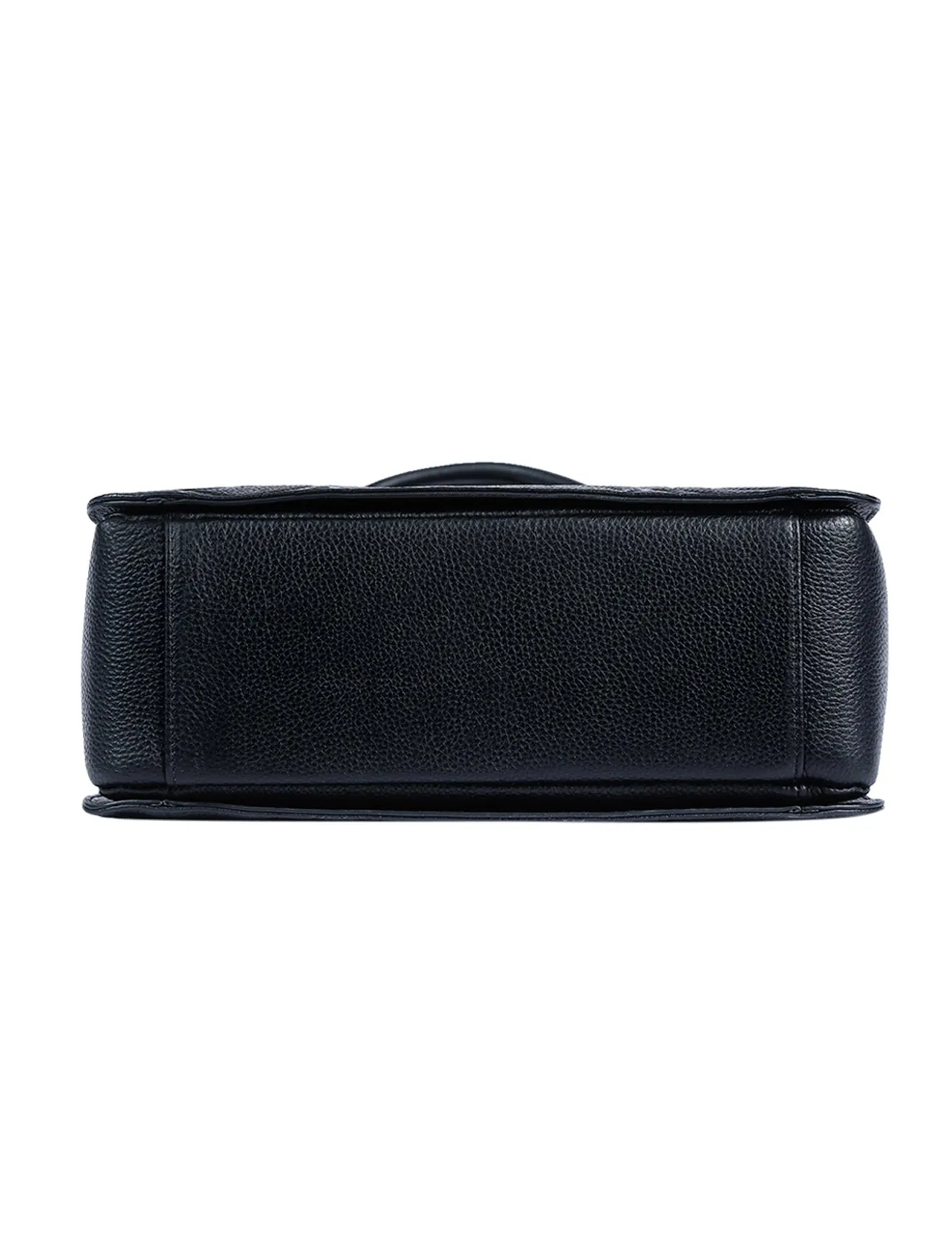 RAFAELLA LEATHER SHOULDER BAG- E1-0827-BLACK