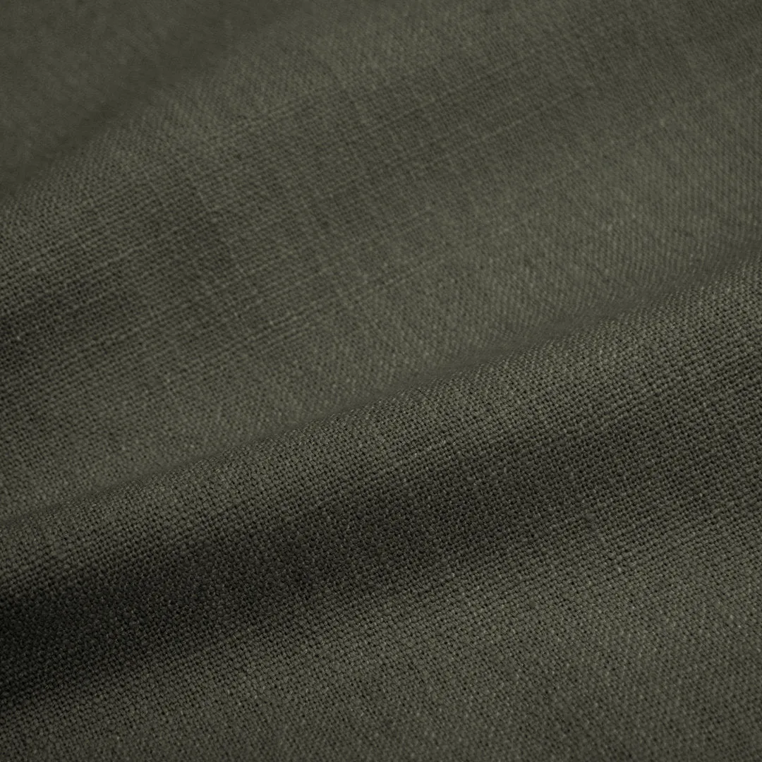 Rand Vegan Leather Bed AllModern Color: Classic Linen Linen, Leg Color: Brass Size: Queen