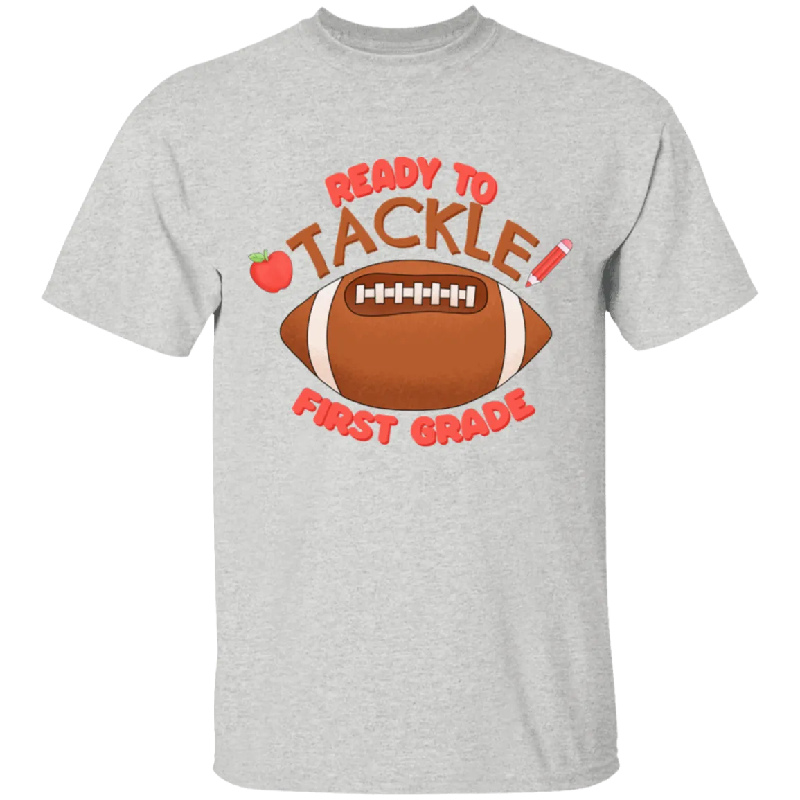 Ready to Tackle First Grade Youth Cotton T-Shirt