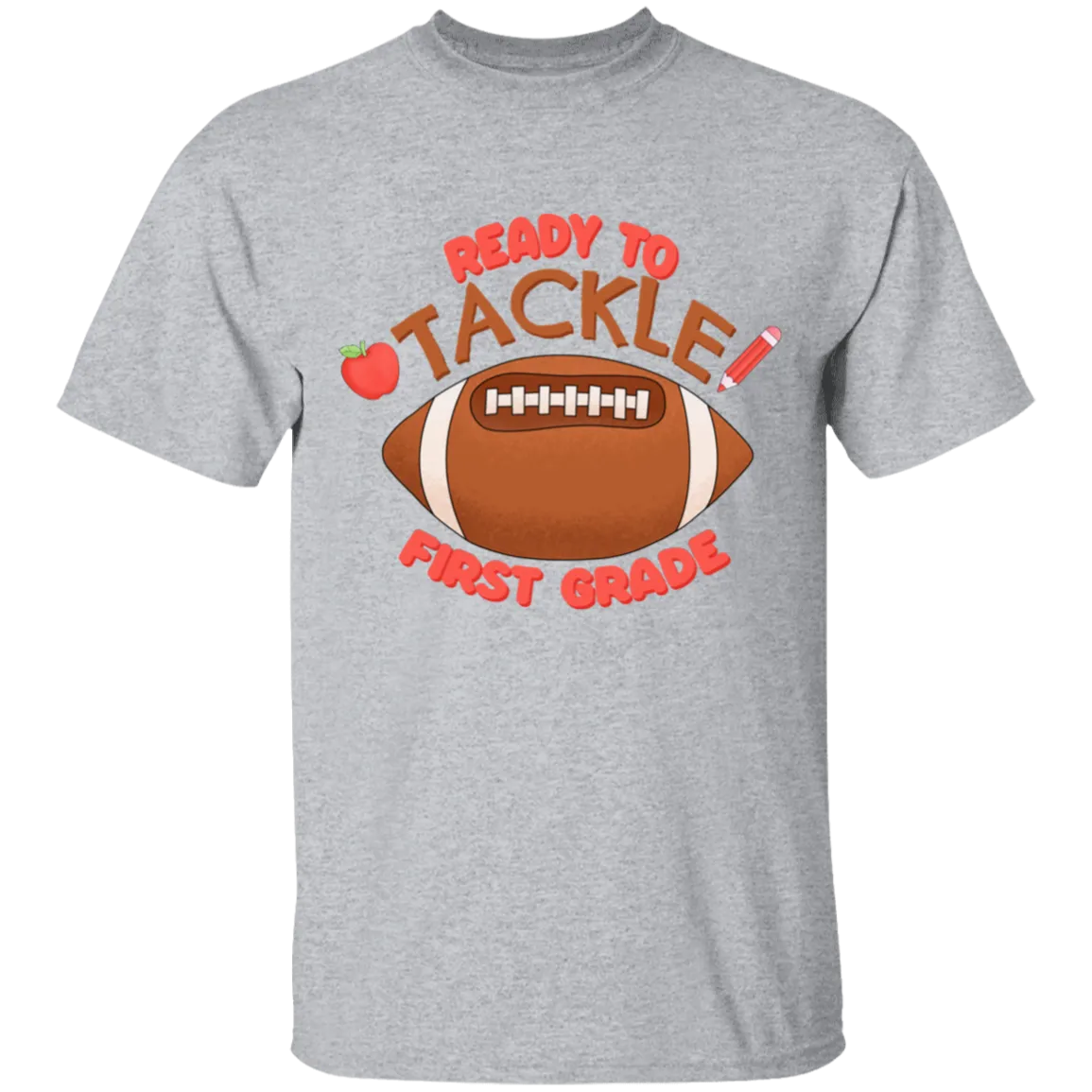 Ready to Tackle First Grade Youth Cotton T-Shirt