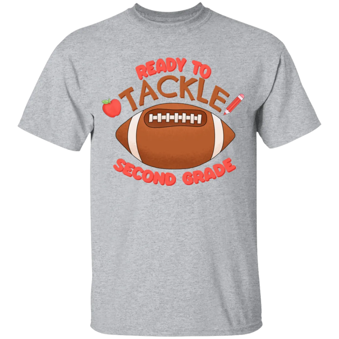Ready to Tackle Second Grade Youth Cotton T-Shirt