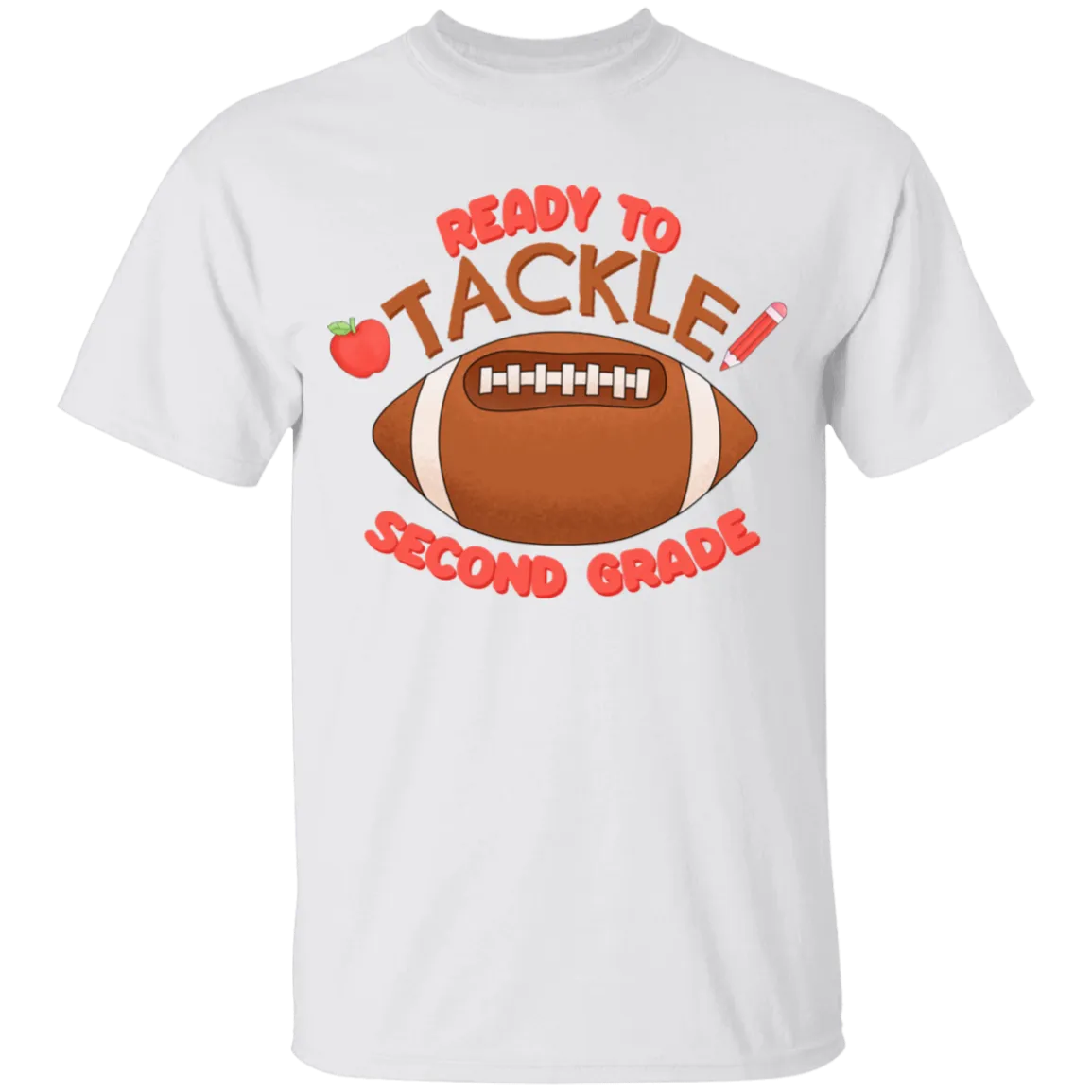 Ready to Tackle Second Grade Youth Cotton T-Shirt