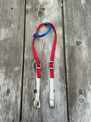 Red, White, and Blue Nylon One Ear Headstall