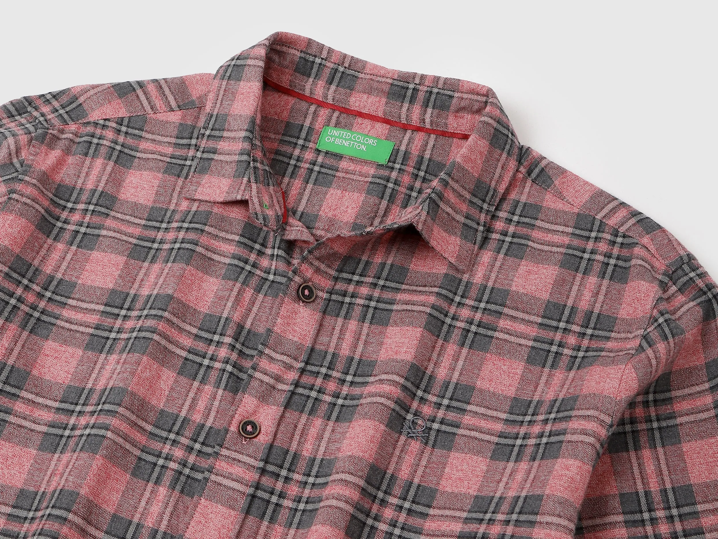Regular Fit Spread Collar Printed Shirt