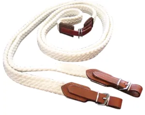 Reins Red Centre Cotton with Silver