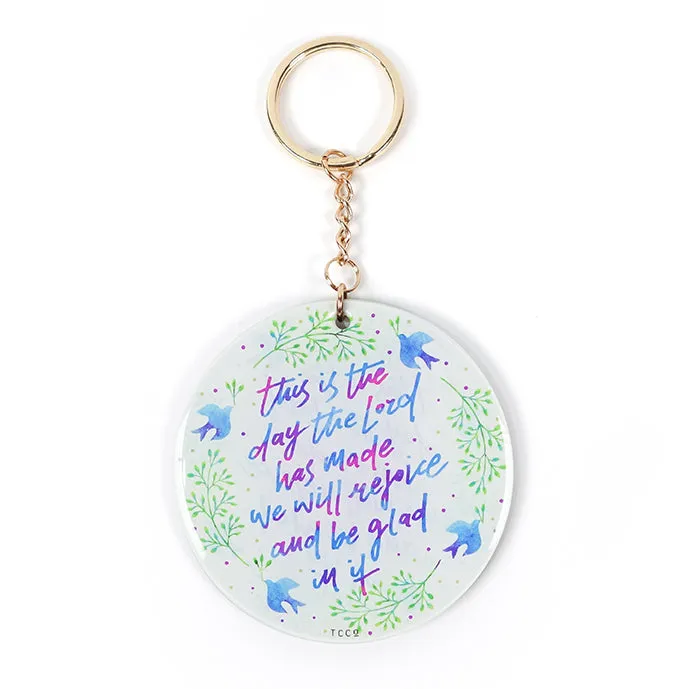 Rejoice And Be Glad {Keychain & Car Charm}