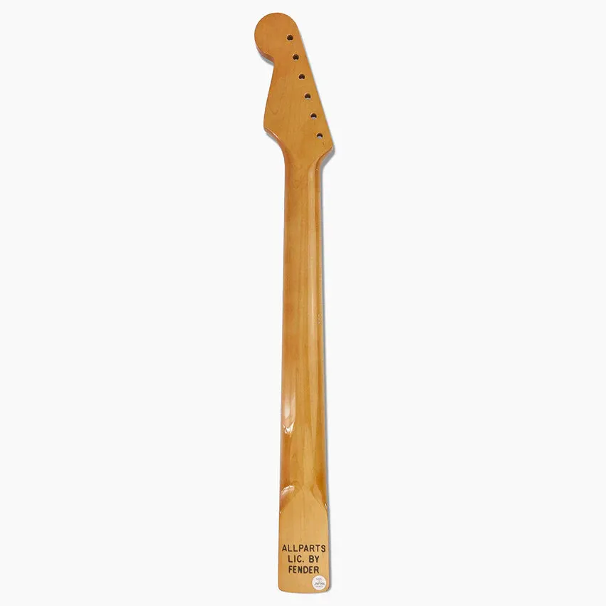 Replacement Neck for Strat, Maple with Rosewood Fingerboard, with Finish, 22 Frets